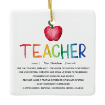 Moderner Regenbogenlehrer Danke