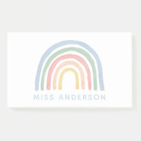 Moderner Regenbogenlehrer dankt Ihnen für Ihr Gesc