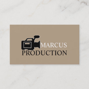 Moderner Regisseur, Videographin, Filmproduktion Visitenkarte