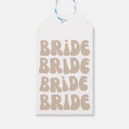 Moderner Retro Bridge Junggeselinnen-Abschied Vint Geschenkanhänger