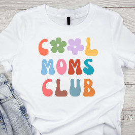 Moderner Retro Cool Moms Club Vintag Groovy T-Shirt