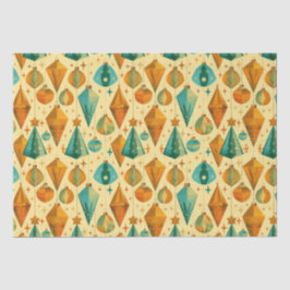 Moderner Retro-Kupfer aus dem Mittelalter und Aqua Seidenpapier