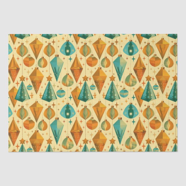 Moderner Retro-Kupfer aus dem Mittelalter und Aqua Seidenpapier (Vorderseite)