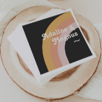 Moderner Retro-Regenbogen der 70er Jahre | Dark We