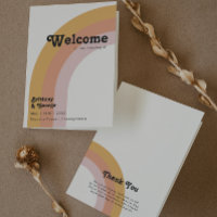 Moderner Retro-Regenbogen der 70er Jahre | Gefloch