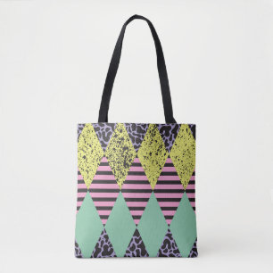 Moderner Rhombus: Abstrakter Nahtloser Stil. Tasche