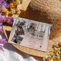 Moderner, rosa Foto-Abschluss