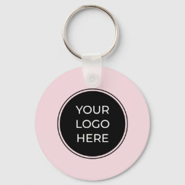 Moderner rosa QR-Code Schlüsselanhänger