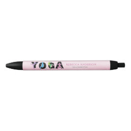 Moderner rosa Yoga-Lehrerstil Kugelschreiber