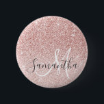 Moderner rosafarbener Glitzer Glitzern Personalisi Button<br><div class="desc">Mit der Einführung unseres Produktes "Moderne rosa Glitzer Glitzern" Personalisiert Name, exklusiv auf Zazzle erhältlich! Mit diesem atemberaubenden Design, das den Charme des rosa Glitzer mit einer modernen Touch verbindet, machen Sie eine stilvolle und personalisierte Note. Egal ob Sie ein Geschenk oder eine besondere Leckerei für sich selbst suchen, dieses...</div>