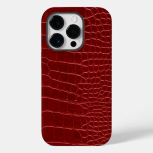Moderner roter Krokodil Case-Mate iPhone 14 Pro Hülle