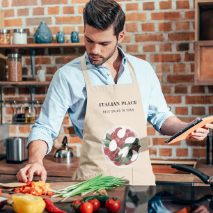 Moderner Salat-Koch für Wasserfarben Beruflich Schürze