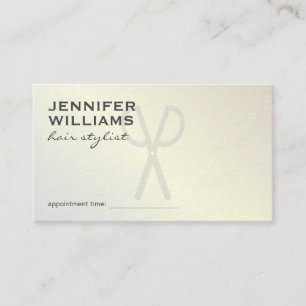 Moderner Salon Hair Stylist Visitenkarte