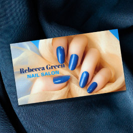 Moderner Schönheitsmanikurist Nagelnail Salon Visitenkarte