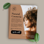 Moderner Schönheitssalon Flyer<br><div class="desc">Minimalistisches, modernes Design, das Sie an Ihre Bedürfnisse anpassen können. Wählen Sie das ''Edit using Design Tool'', um es weiter anzupassen. *Empfohlen, mit Ihrem Computer zu bearbeiten</div>