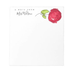 MODERNER SCHULLEHRER MIT ÖL-ZAHLEN NOTIZBLOCK