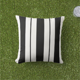Moderner Schwarz-Weiß-Platz Kissen