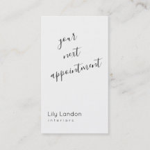 Moderner Schwarz-Weiß-Termin