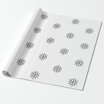 Moderner Schwarz-Weiß-Weihnachtsstar