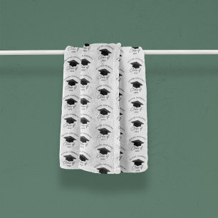 Moderner Schwarz-weißer Abschluss mit minimaler El Fleecedecke