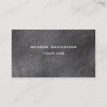 Moderner schwarzer lederner Blick berufliches