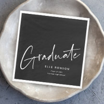 Moderner Script Graduate Einftiger Abschluss