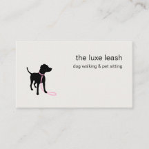 Moderner Silhouette-Hundeausführer Pet Sitter