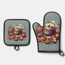Moderner Silver Oven Mitt