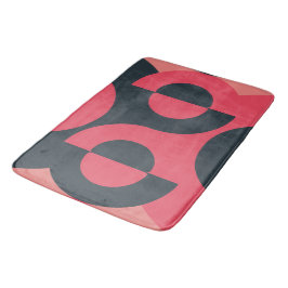 Moderner Sommersonnensaal Mitte des Jahrhunderts Badematte