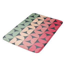 Moderner Sommersonnensaal Mitte des Jahrhunderts Badematte