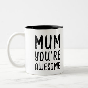 Moderner Spaß Schwarz-weiß Beste Mutter Tochter Ty Zweifarbige Tasse
