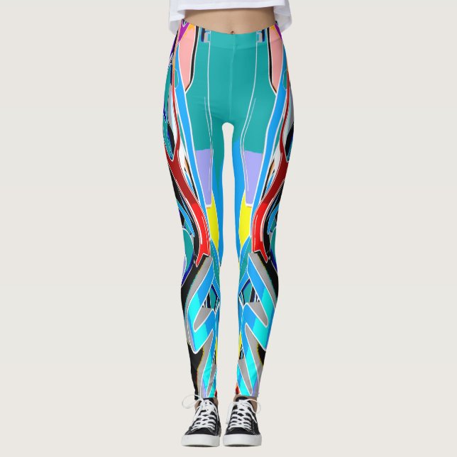 Moderner Sport Leggings (Vorderseite)