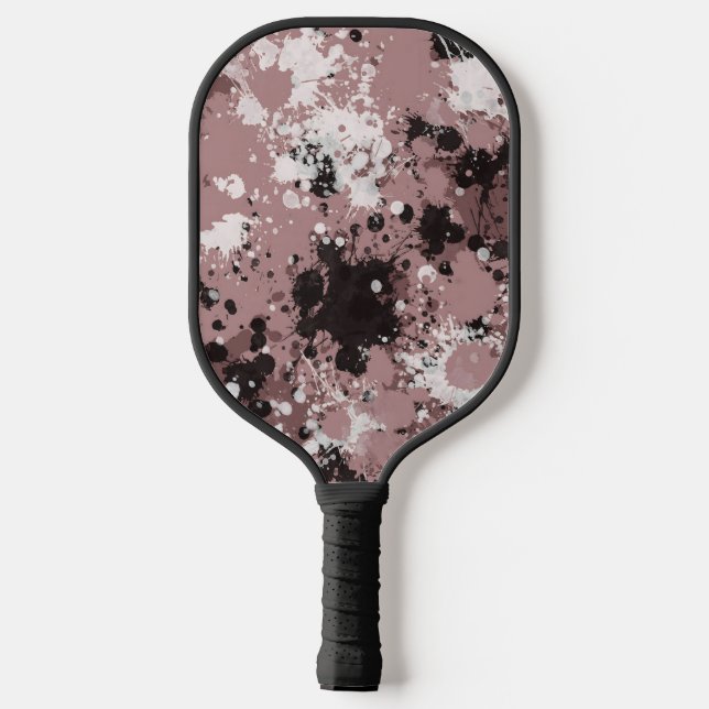 Moderner Spritzer personalisiert Pickleball Schläger (Rückseite)
