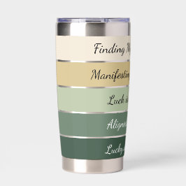 Moderner St. Patrick’s Day Farbverlauf Thermobecher