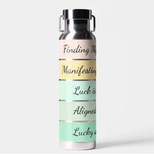 Moderner St. Patrick’s Day Farbverlauf Trinkflasche