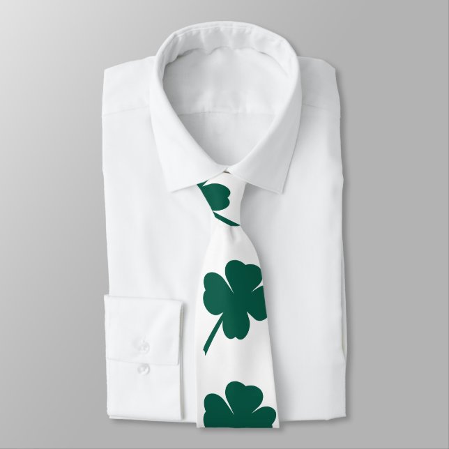 Moderner St. Patrick's Day Klee Krawatte (Gebunden)