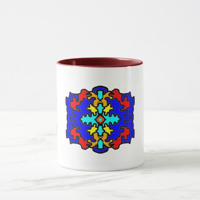 Moderner Stammeskreuz Tasse (Zentrum)