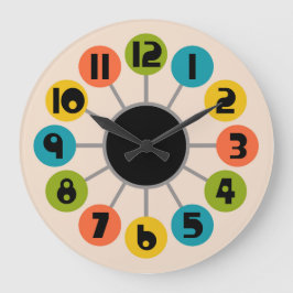 Moderner Stil des Mittelalters Große Wanduhr