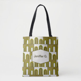 Moderner Stil des Mittelalters im Art Deko Tasche