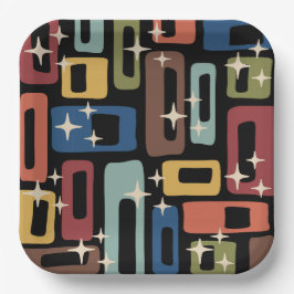 Moderner Stil des Mittelalters Pappteller