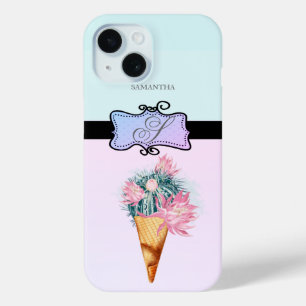Moderner stilvoller girly Eis-Kaktus Case-Mate iPhone Hülle