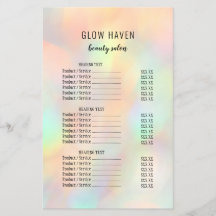 Moderner, stilvoller Holographic Beauty Salon