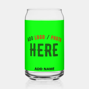 MODERNER STILVOLLER KUNSTSTOM NEON GREEN VERIFIED DOSENGLAS