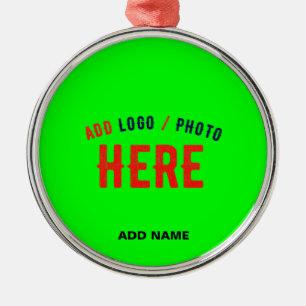 MODERNER STILVOLLER KUNSTSTOM NEON GREEN VERIFIED ORNAMENT AUS METALL