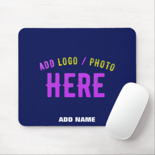 MODERNER STILVOLLER KUSTOM NAVY BLAUE VERIFIED MAR MOUSEPAD