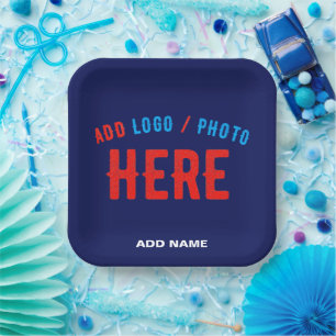 MODERNER STILVOLLER KUSTOM NAVY BLAUE VERIFIED MAR PAPPTELLER