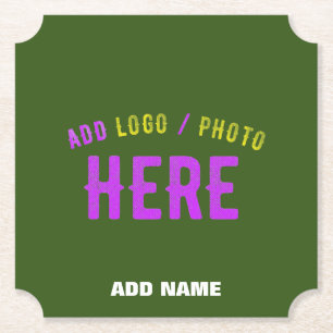 MODERNER STILVOLLER KUSTOM-WALD GRÜNE ÜBERPRÜFTE M UNTERSETZER