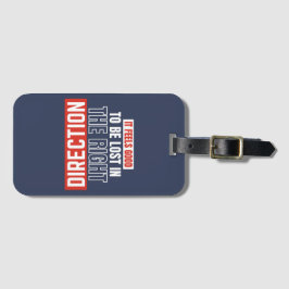 Moderner, stilvoller Traveller Backpacker Gepäckanhänger