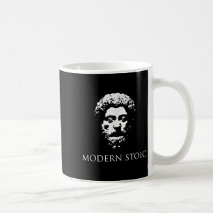 Moderner Stoiker mit Marcus Kaiser Aurelius Head Kaffeetasse