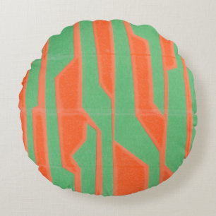 Moderner Stromkreis I Rundes Kissen